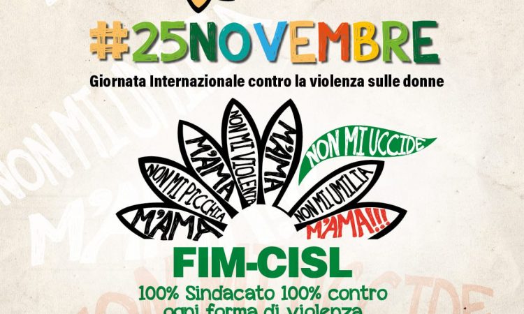 25 Novembre: Giornata internazionale contro la violenza sulle donne